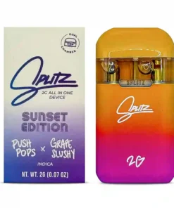 splitz 2g disposable push pops x grape slushy